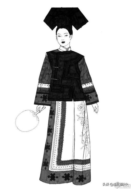 白描古代中国人物服饰 第一辑 服饰概览